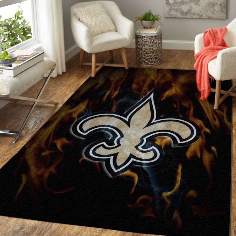 Rug Home Decor New Orleans Saints  – Sports Logo