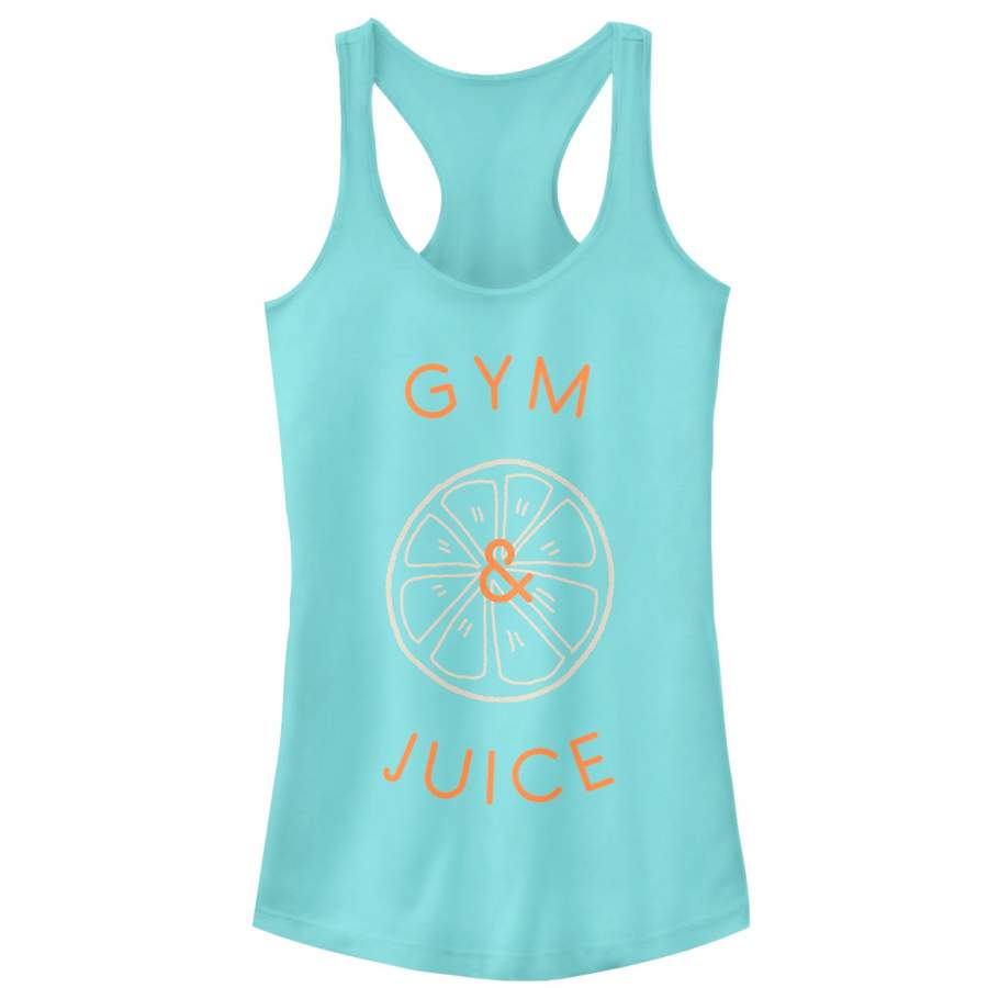 CHIN UP Junior’s Gym and Juice  Racerback Tank