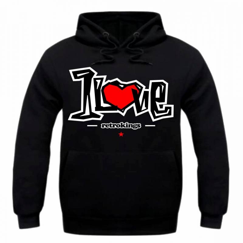 1 LOVE “BLOODLINE” 1 (BLACK HOODIE)