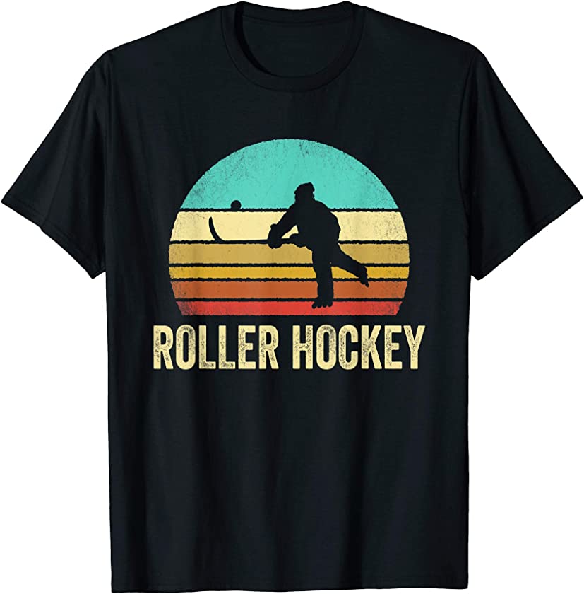 Vintage Roller Hockey Shirt Sunset