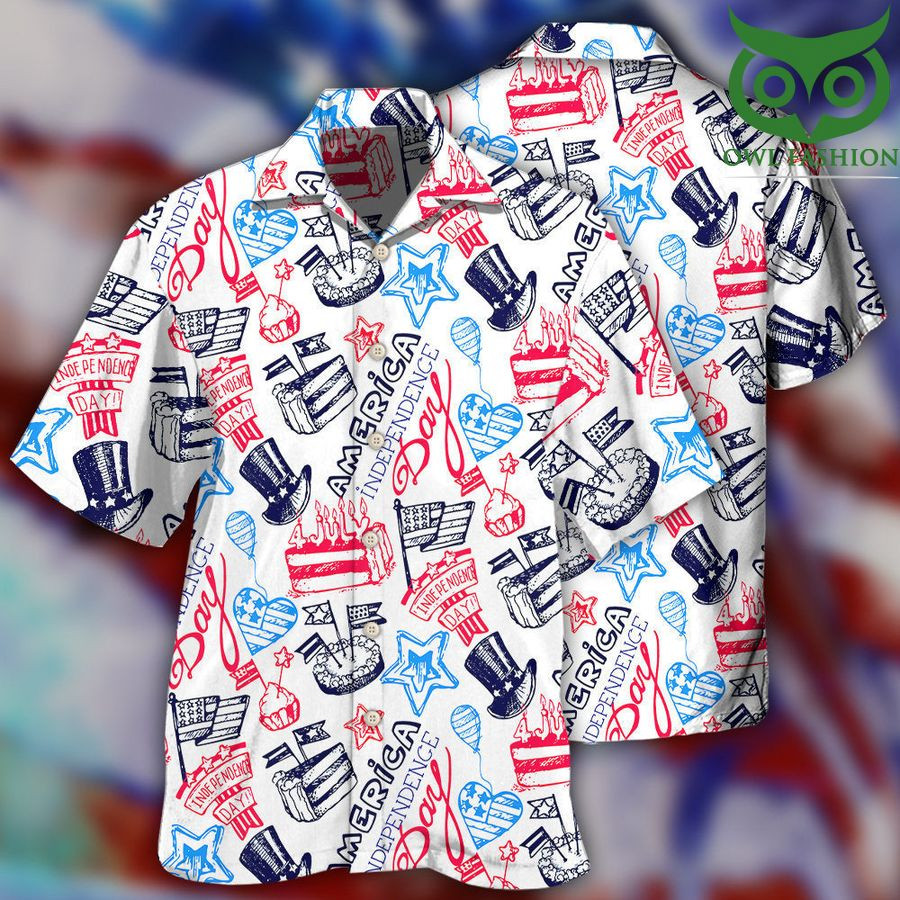 America Independence Day Art Hawaii Shirt Ha110016