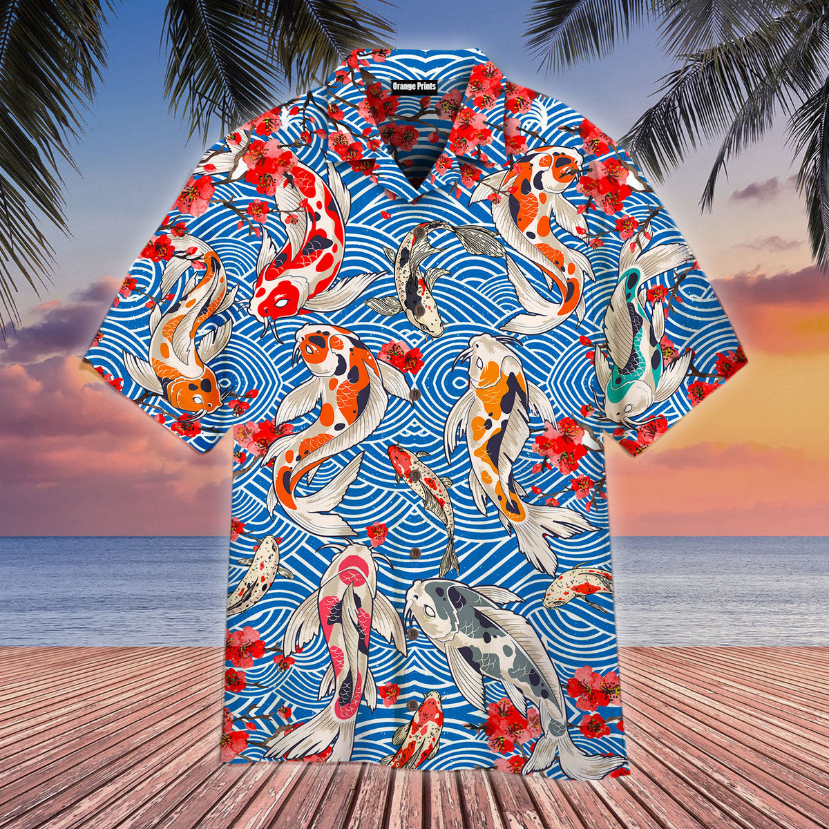 Koi Fish Aloha Hawaii Shirts For Men Women Ha42246