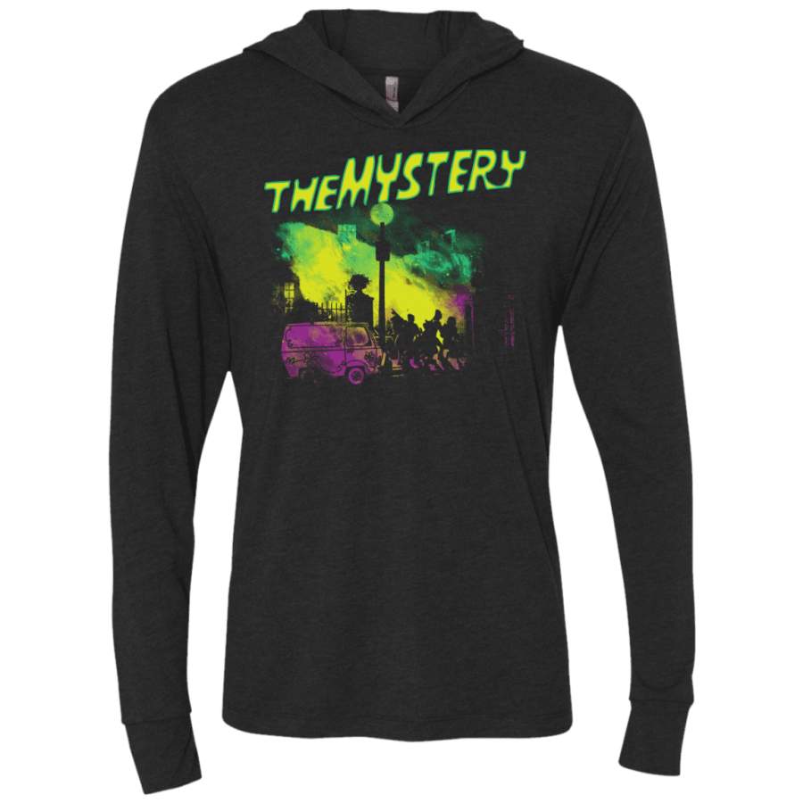 The Mystery Triblend Long Sleeve Hoodie Tee