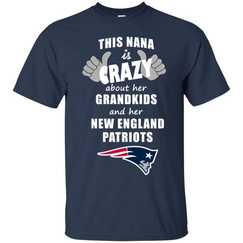 This Nana Is Crazy About Her Grandkids And Her New England Patriots T Shirts