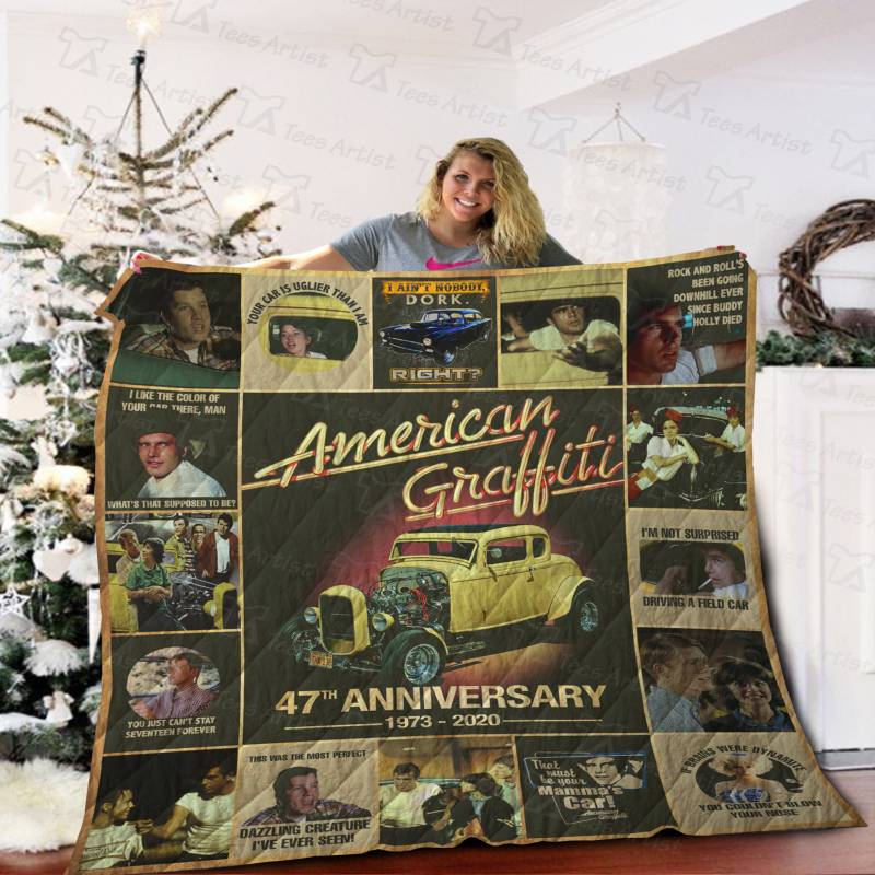 American Graffiti Quilt Blanket 02007