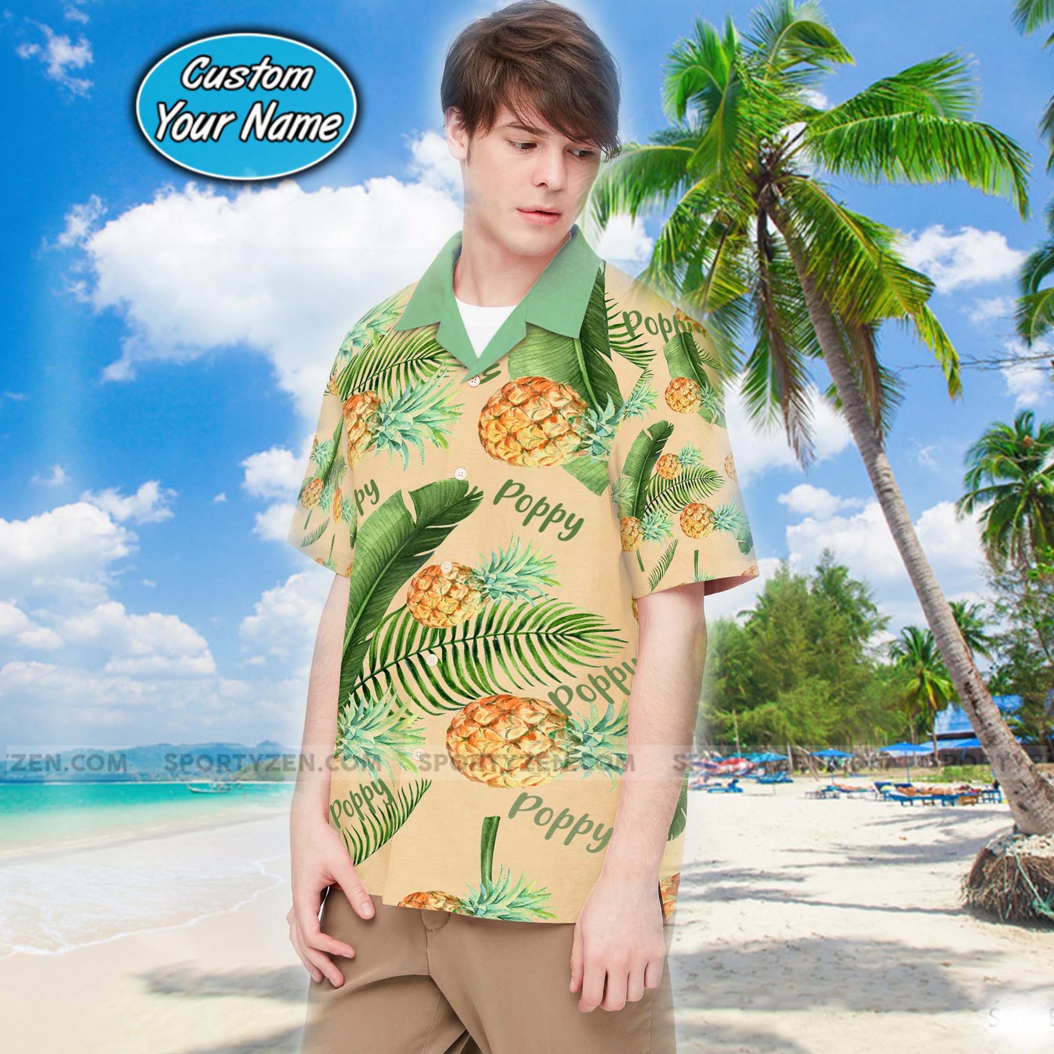 Beach Shirt Funny Tropical Custom Hawaiian Shirts 3D 177Hl