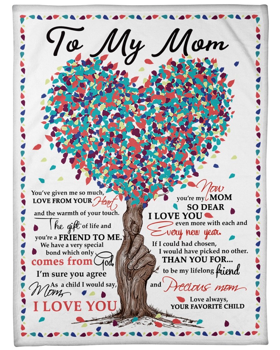 To My Mom I Love You, Fleece Blanket – Quilt Blanket, Thank You Gifts For Mother’S Day, Meaningful Mother’S Day Gift, Home Decor Bedding Couch Sofa Soft And Comfy Cozy