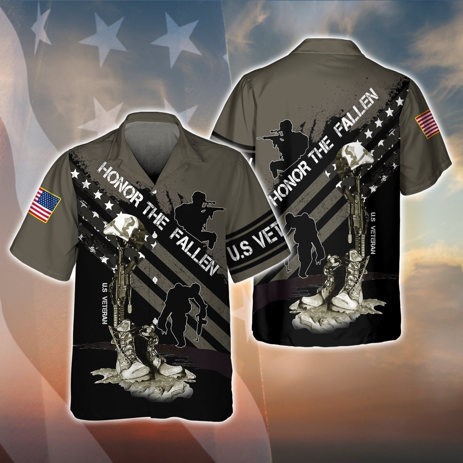 Veteran Hawaii Shirt Honor The Fallen Gift For Ha24918