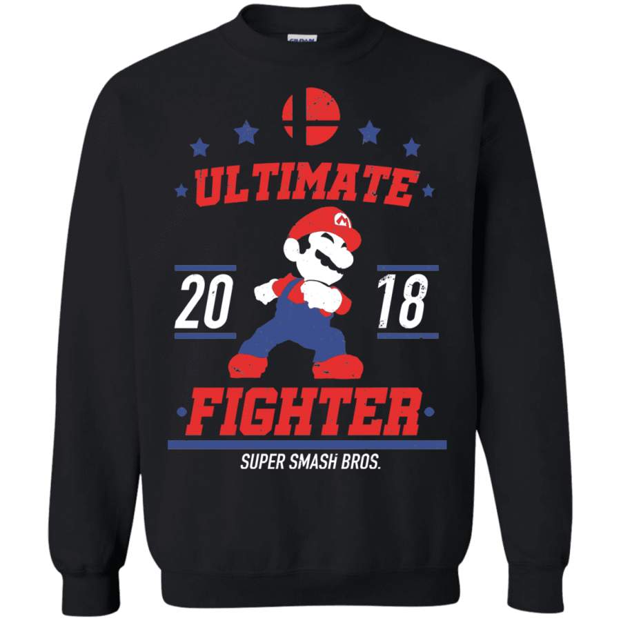 Ultimate Fighter Mario Crewneck Sweatshirt