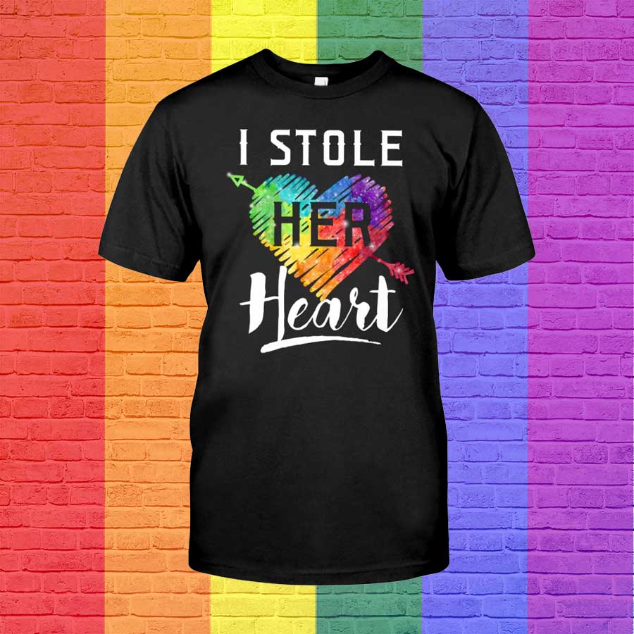 Transgender Shirt, Lgbt I Stole Her Heart, Pride Shirt For Lgbtq Community