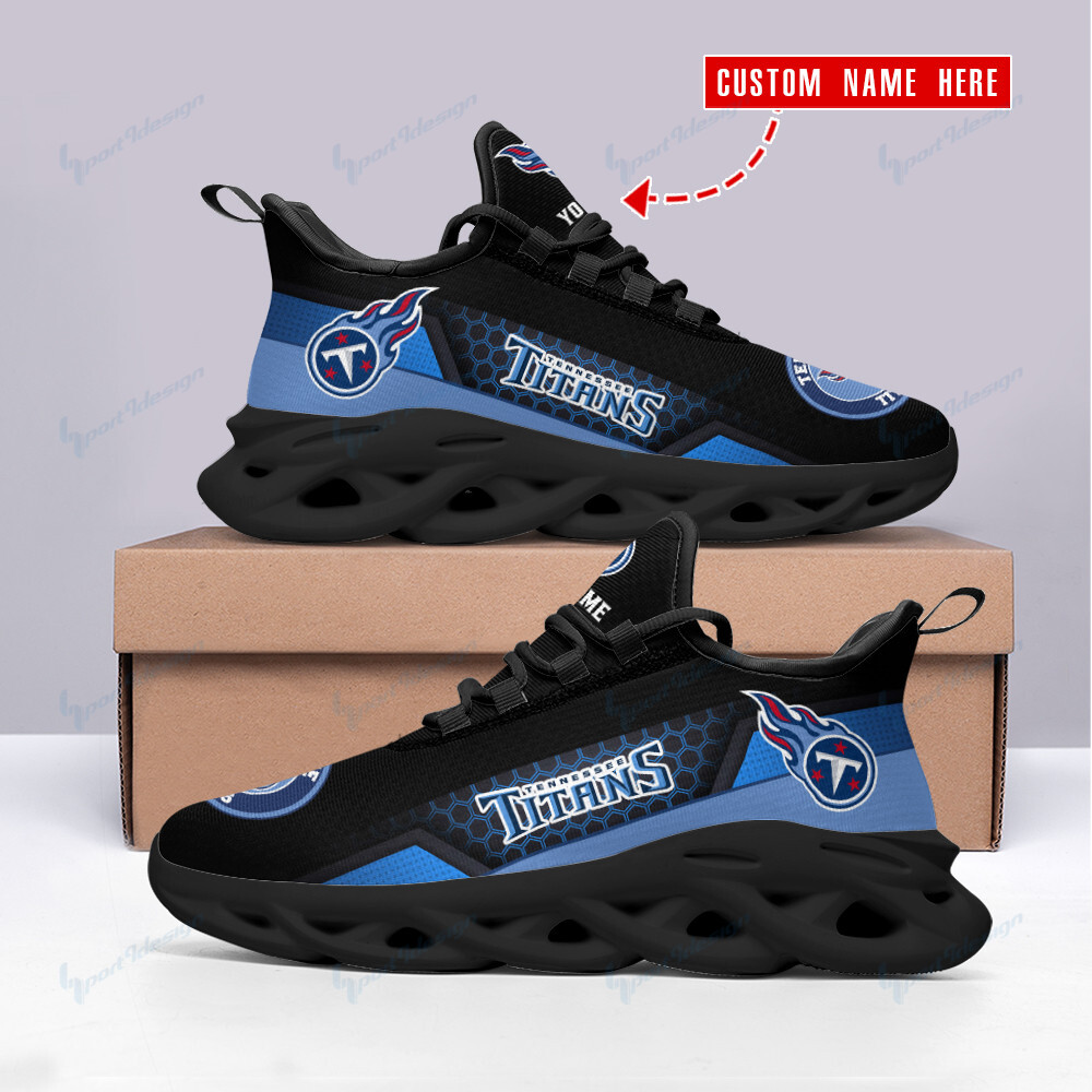 Tennessee Titans Personalized Yezy Running Sneakers Bg509