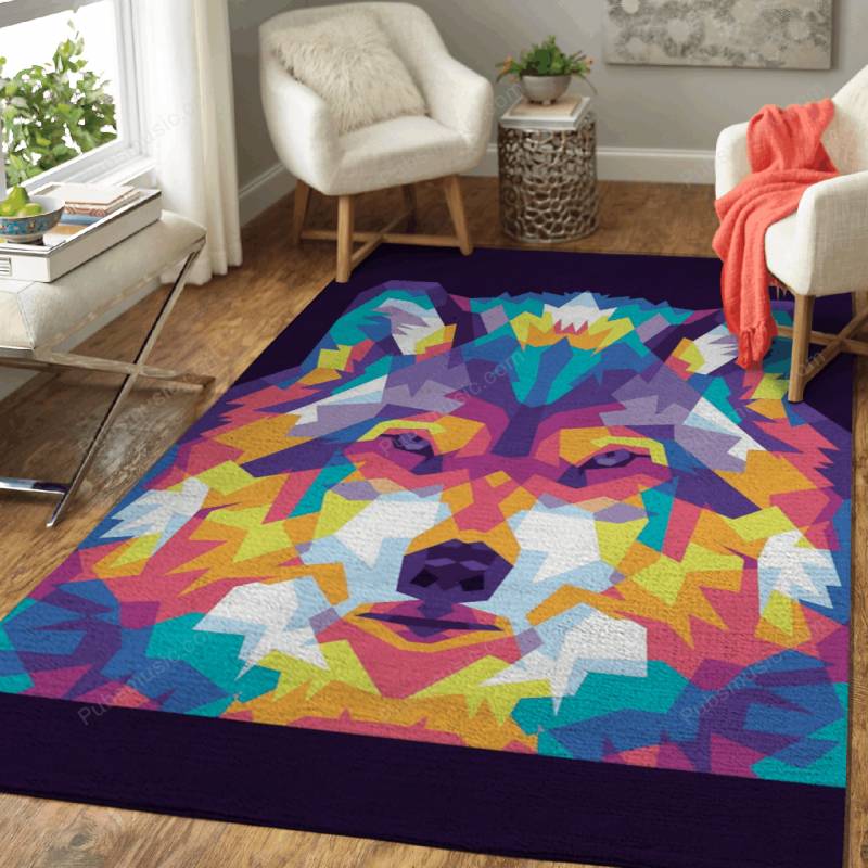 Wolf – Animal Pop Art Rug Mats – Carpet