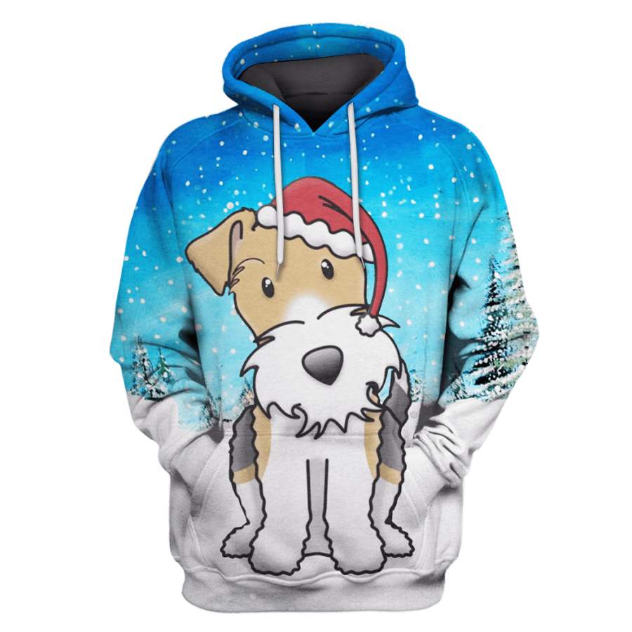 Puppy Dog Merry Christmas Tshirt – Zip Hoodies Apparel