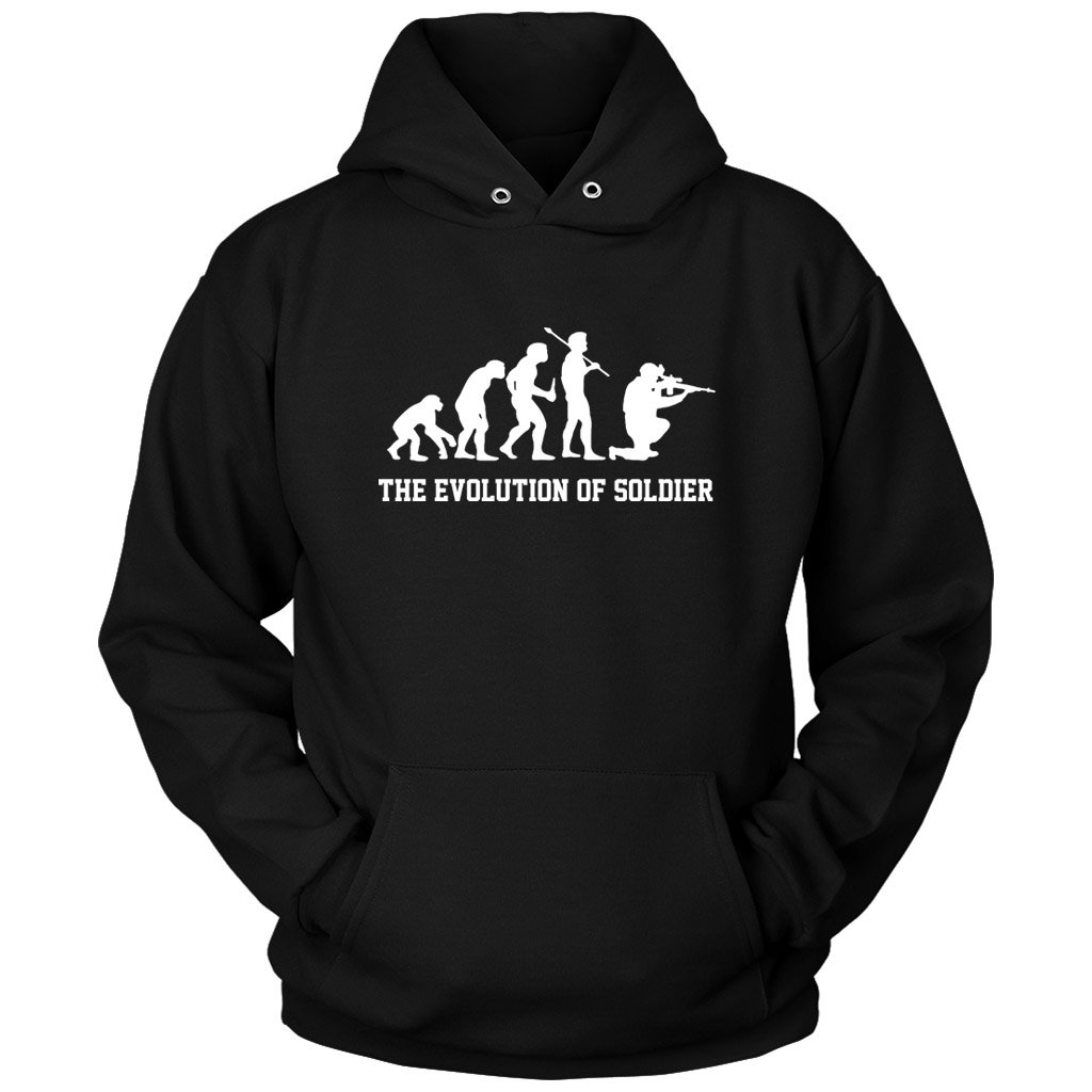 The Evolution Of Soldier Unisex Hoodie