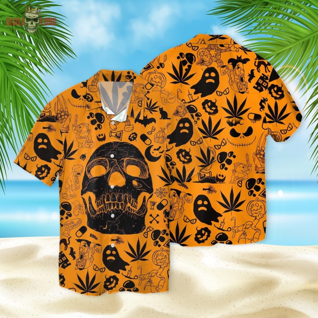 Skull Halloween Hawaii Shirt Ha4905