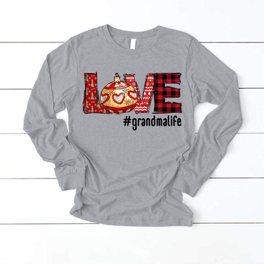 Love Christmas Grandma Life Shirt