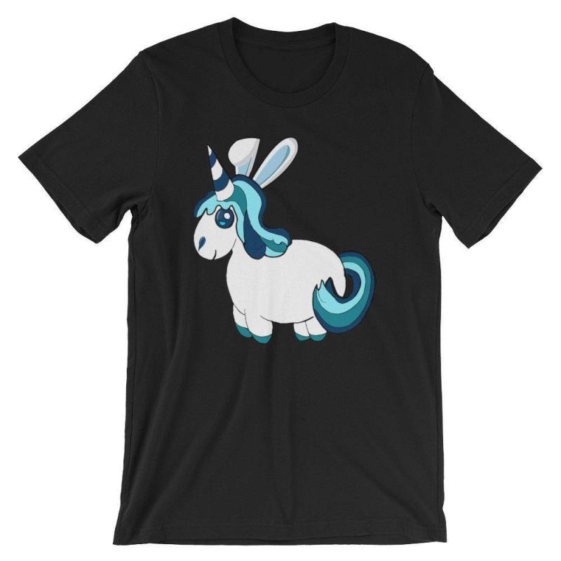 Crushtee Cute Unicorn With Easter Bunny Ears Cute Unisex Shirt | Funny Animal Lover Costume Pascha Holiday T Shirt | 2018 Easter Celebration Top Long Sleeve Hoodie