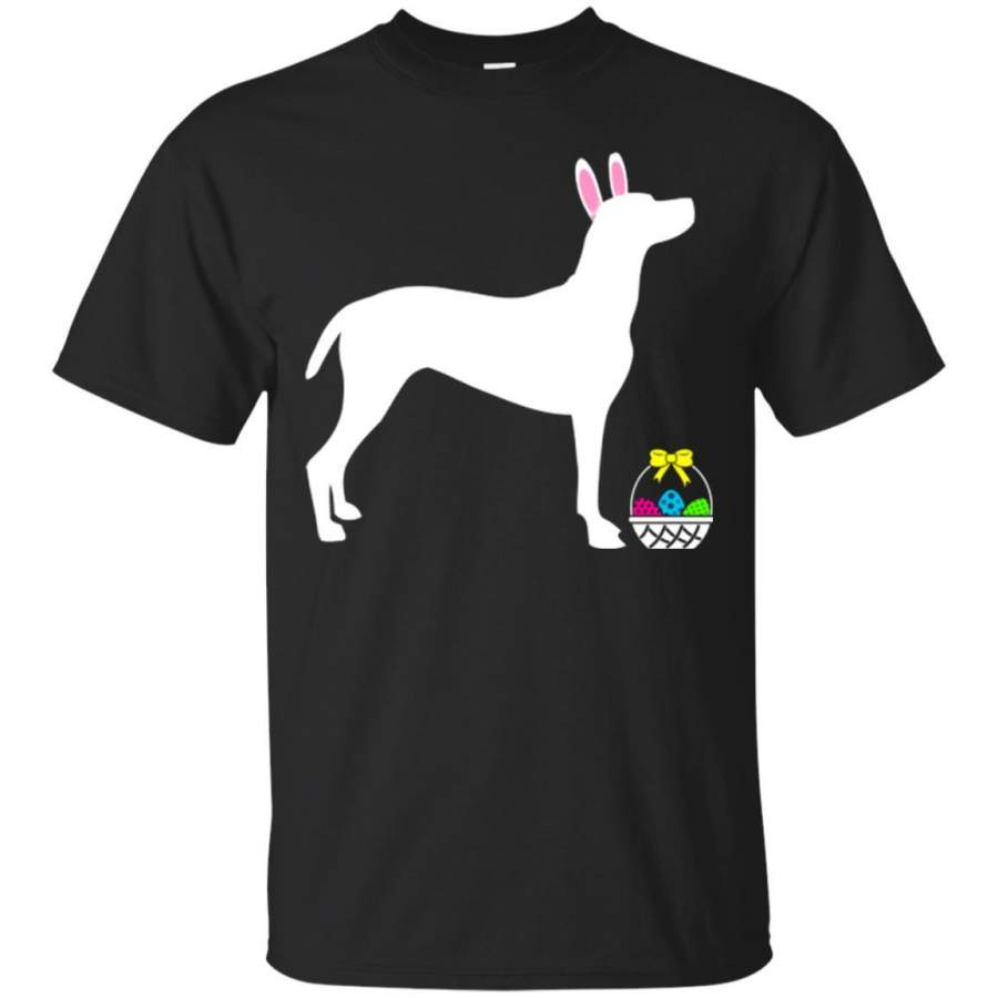 Vizsla Easter Bunny Dog Silhouette T-Shirt