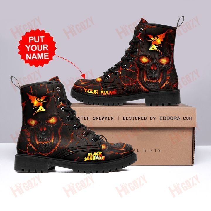 Black Sabbath 3D Leather Boots – Limited Edition!!