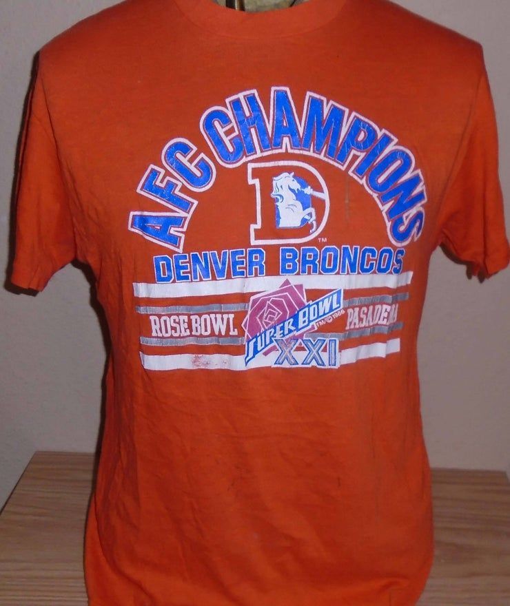 Vintage 1986 Denver Broncos Super Bowl Shirt