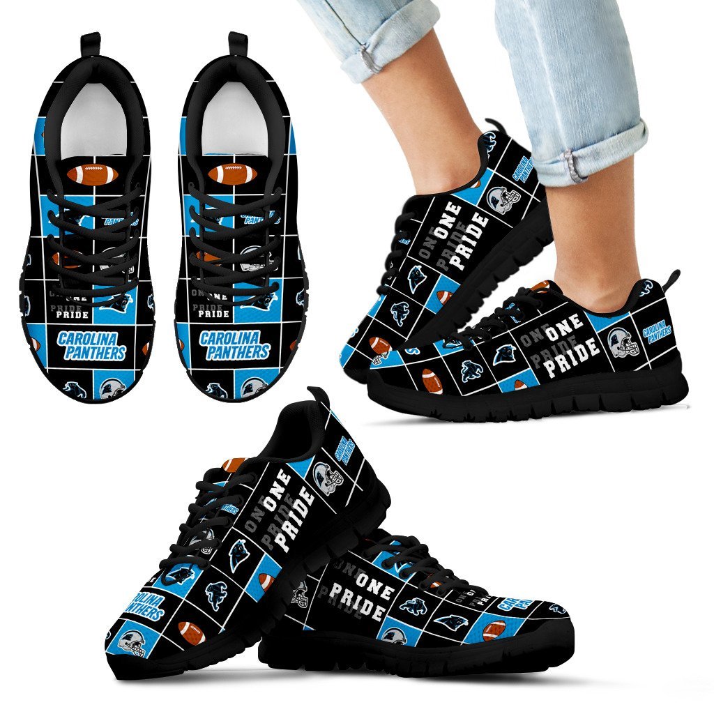 Awesome Pride Flag Carolina Panthers Sneakers