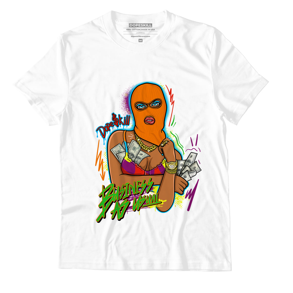 Business As Usual Unisex T-Shirt Match Reebok Kamikaze Ii Candy Land