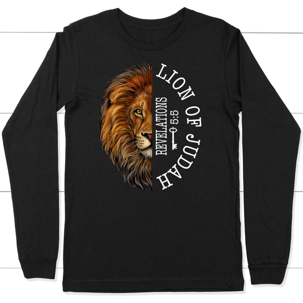 Lion Of Judah Revelation 5:5 Long Sleeve Shirt