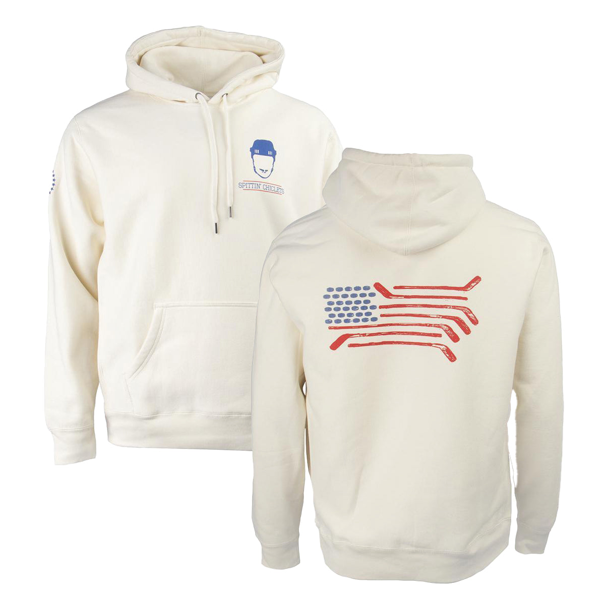 Spittin Chiclets Flag Hoodie T-Shirt