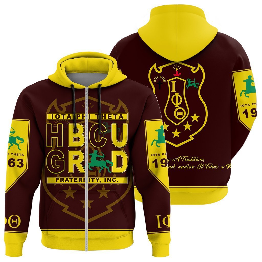 Greek Life Hoodie – Iota Phi Theta Zip Hoodie Hbcu Style