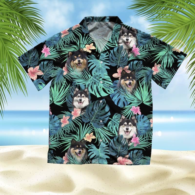 Felacia Finnish Lapphund Summer Leaves Hawaii Shirt Ha55274