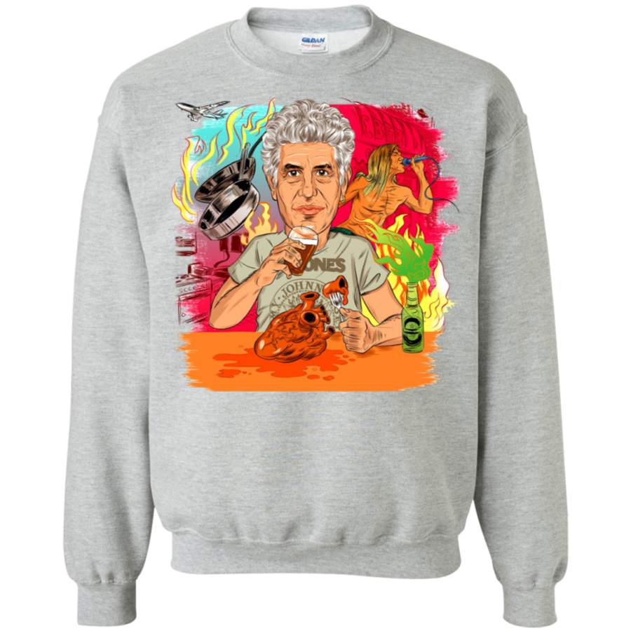 AGR Anthony Bourdain Crewneck Pullover Sweatshirt