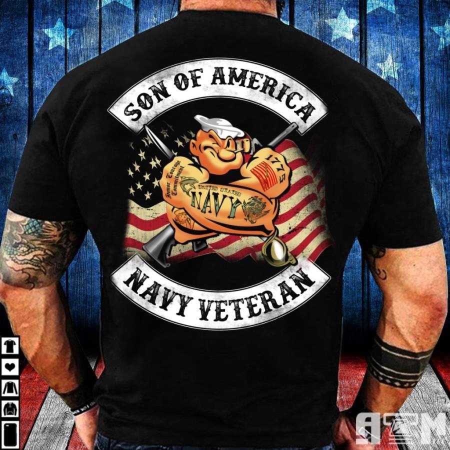 Sons Of America Navy Veteran T-Shirt
