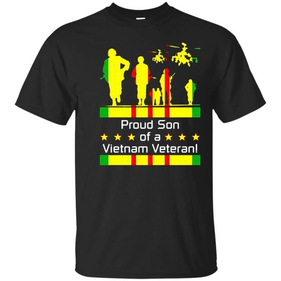 AGR Proud Son Of A Vietnam Veteran T-Shirt Memorial Day Tshirt