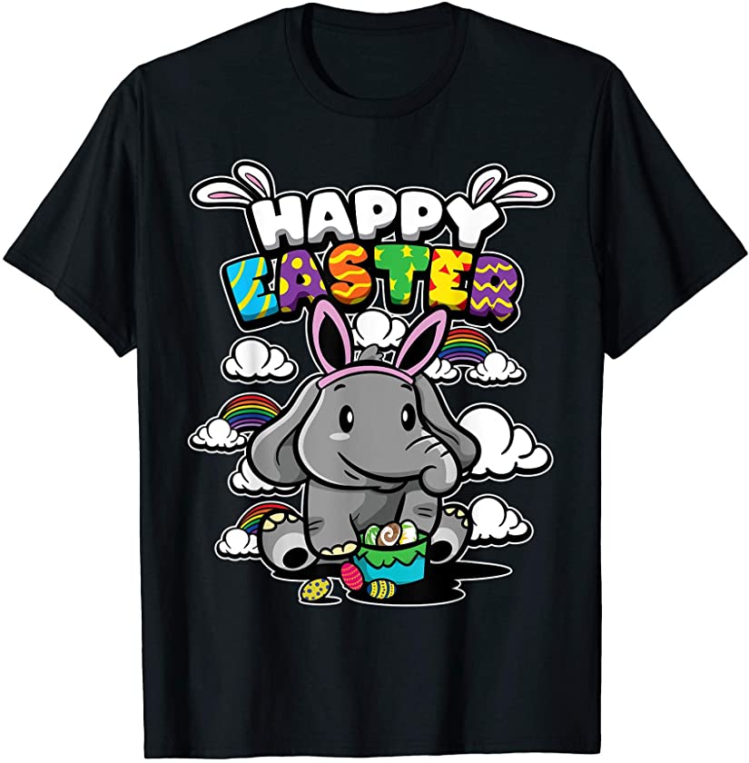 Happy Easter – Easter Animals – Disguised Elephant T-Shirt