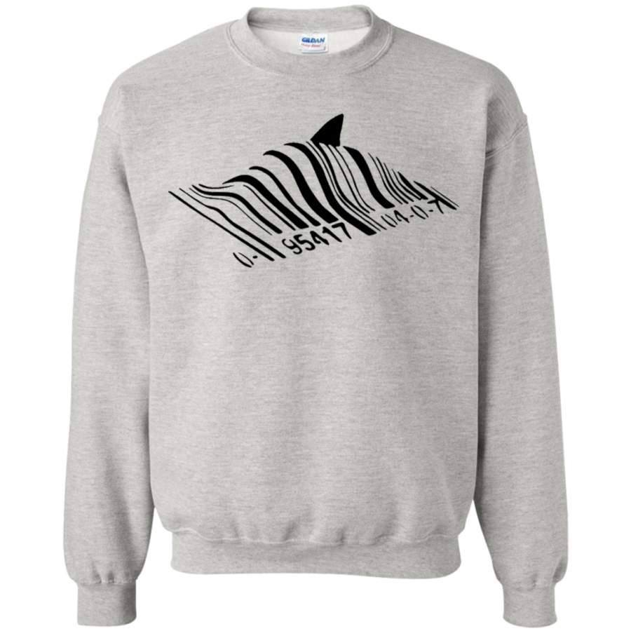 Shark Barcode Graffiti  Sweatshirt