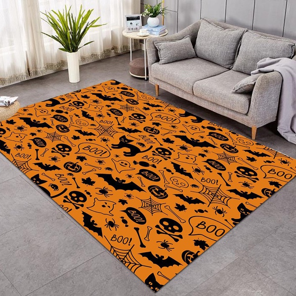 Halloween Anti-Skid Plush Velour Area Rug | Ar1732