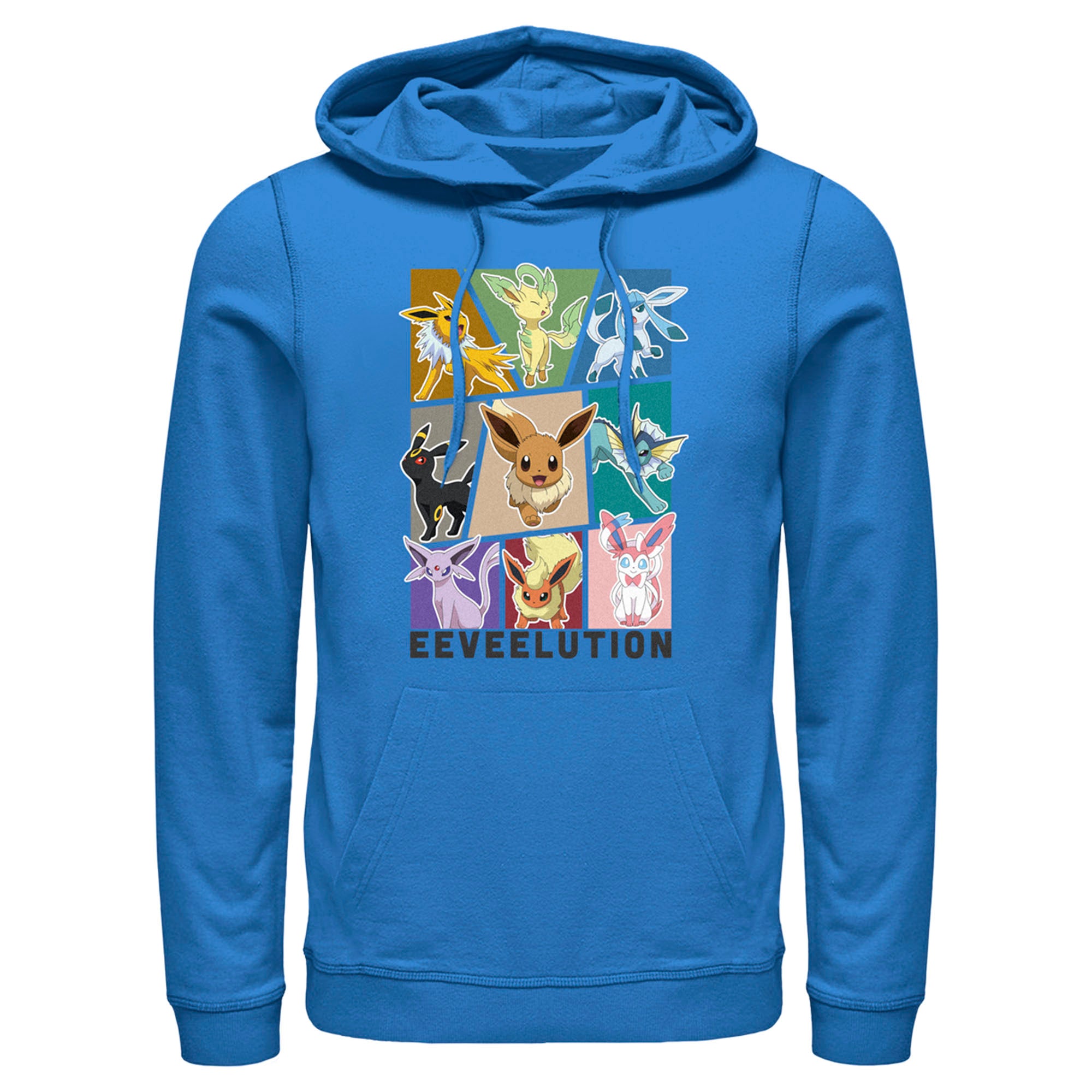 Men’S Pokemon All About Eevee Eeveeloution Pull Over Hoodie