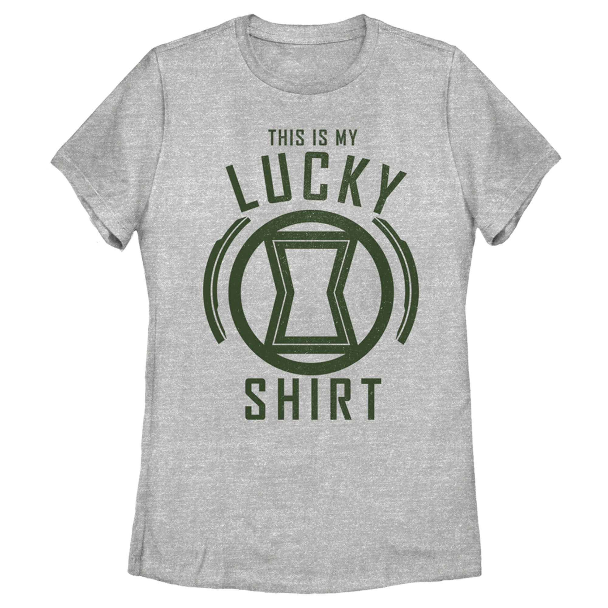 Women’S Marvel St. Patrick’S Day Black Widow My Lucky Shirt T-Shirt