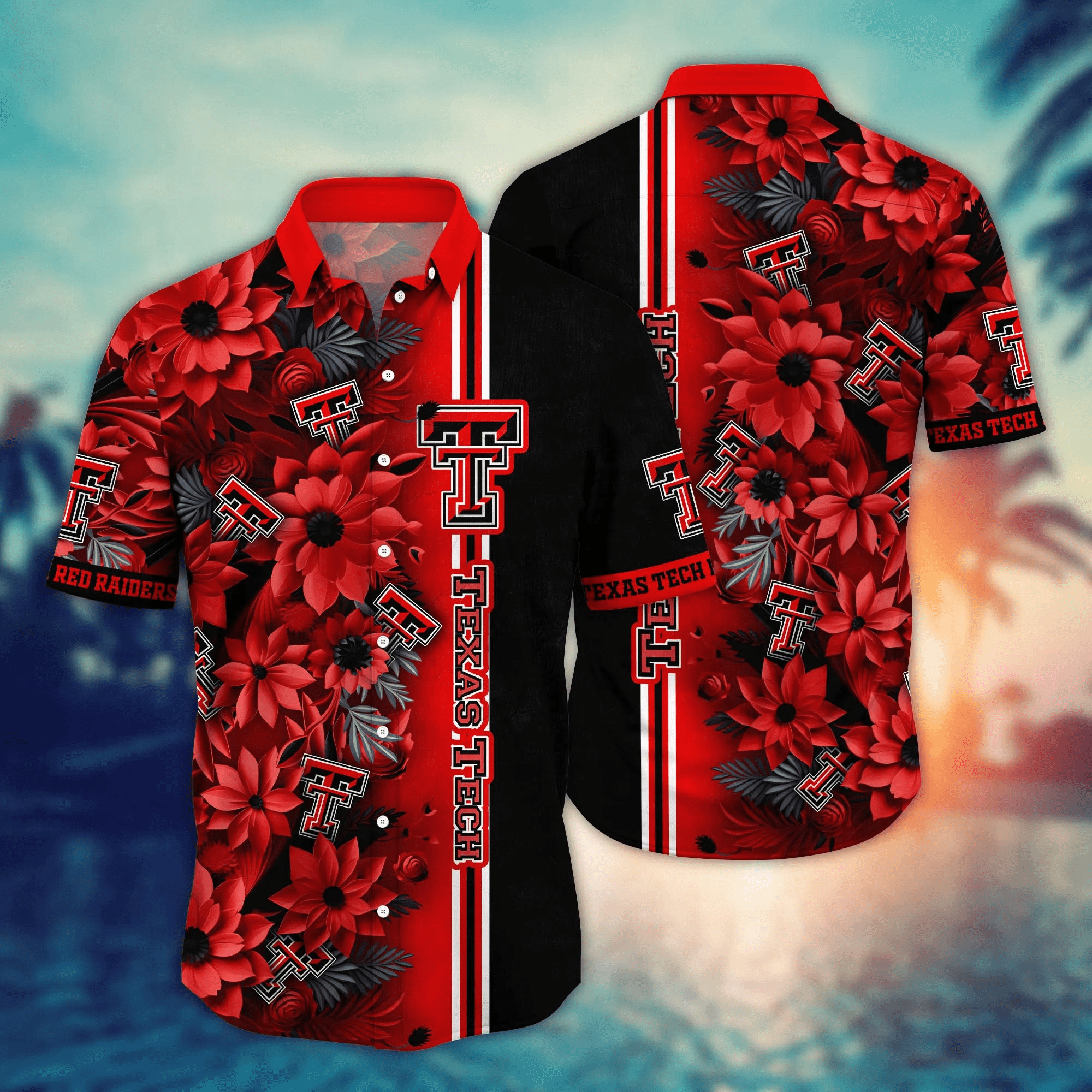 Texas Tech Red Raiders NCCA Hawaiian Shirt Custom Hot Season Aloha Shirt