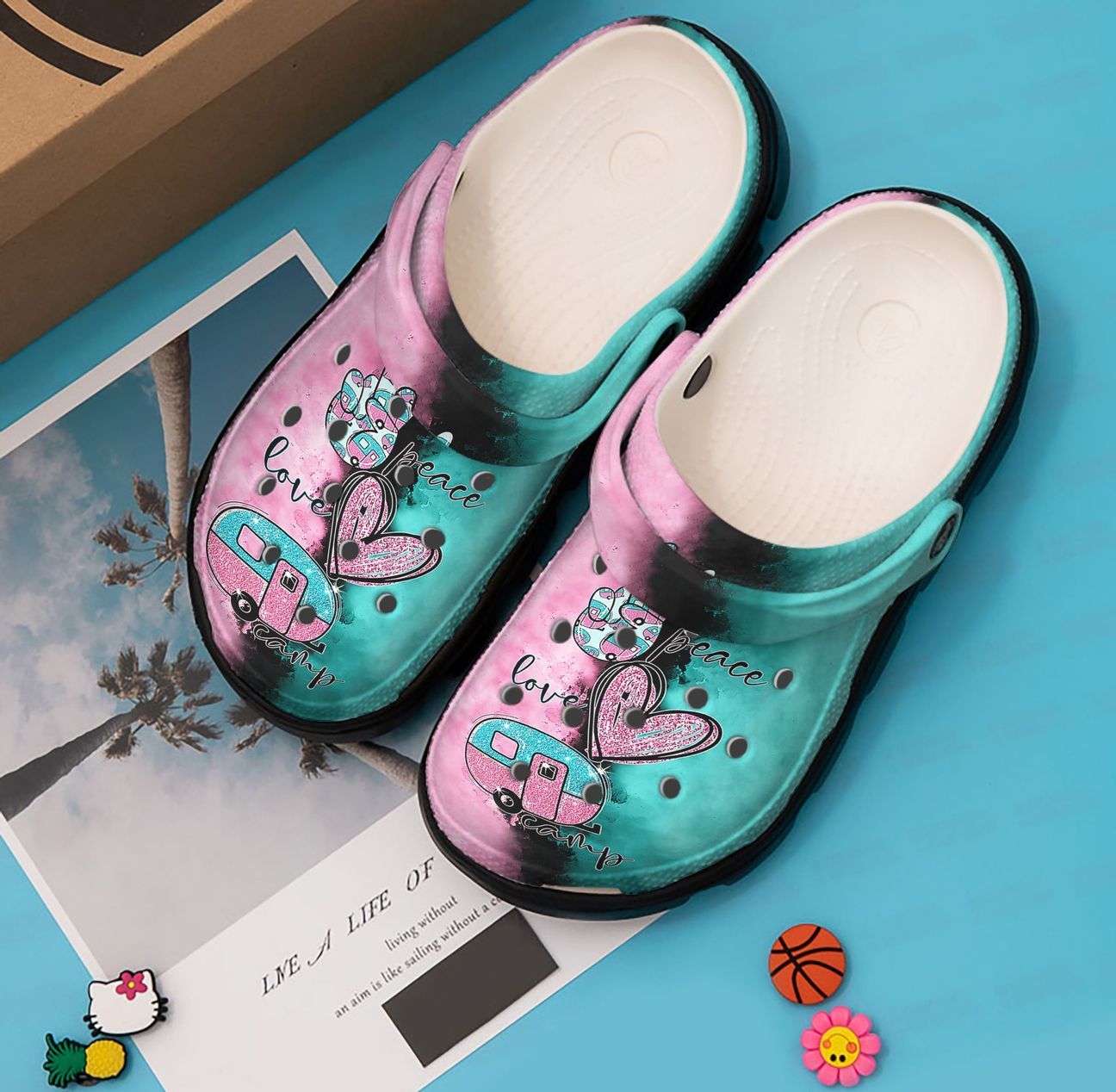 Camping Personalized Clog, Custom Name, Text, Color, Number Fashion Style For Women, Men, Kid, Print 3D Love Camping