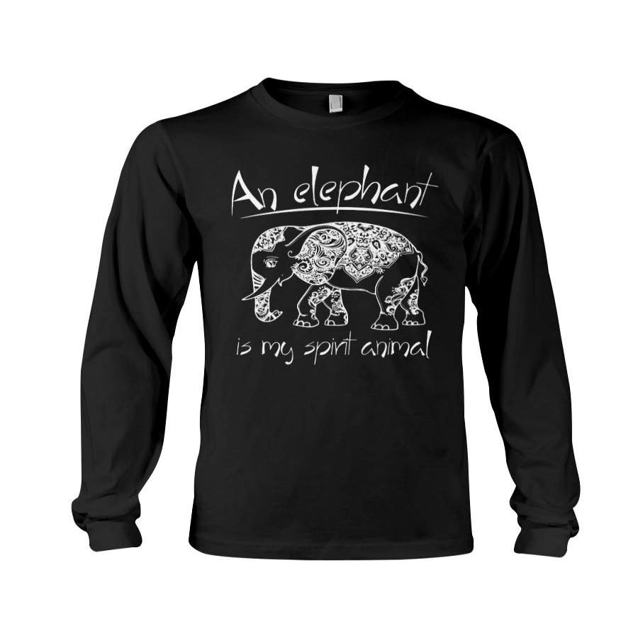 An Elephant Is My Sprit Animal Custom Design Unisex Long Sleeve