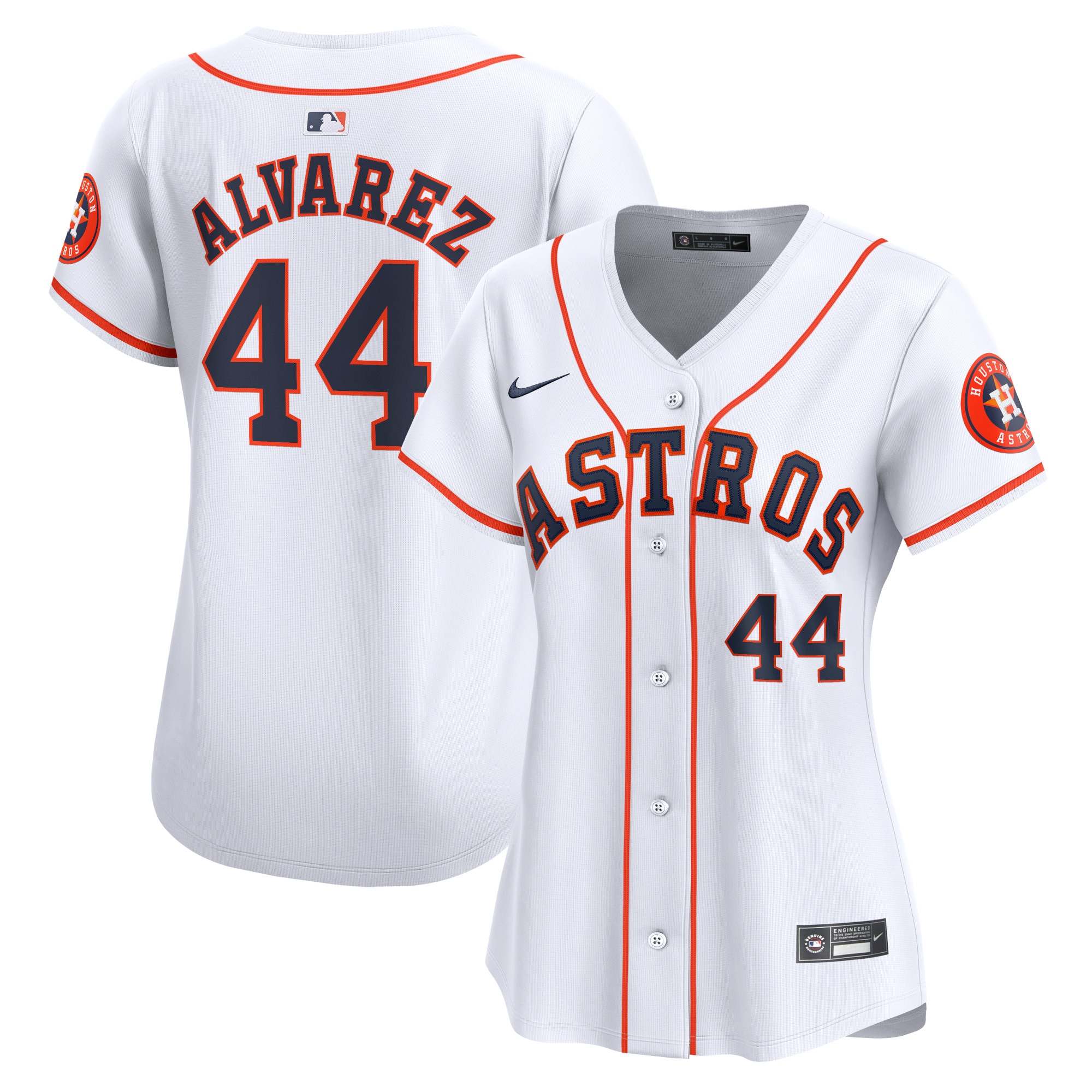 Yordan Alvarez Houston Astros Women's Home Limited Player Jersey – White