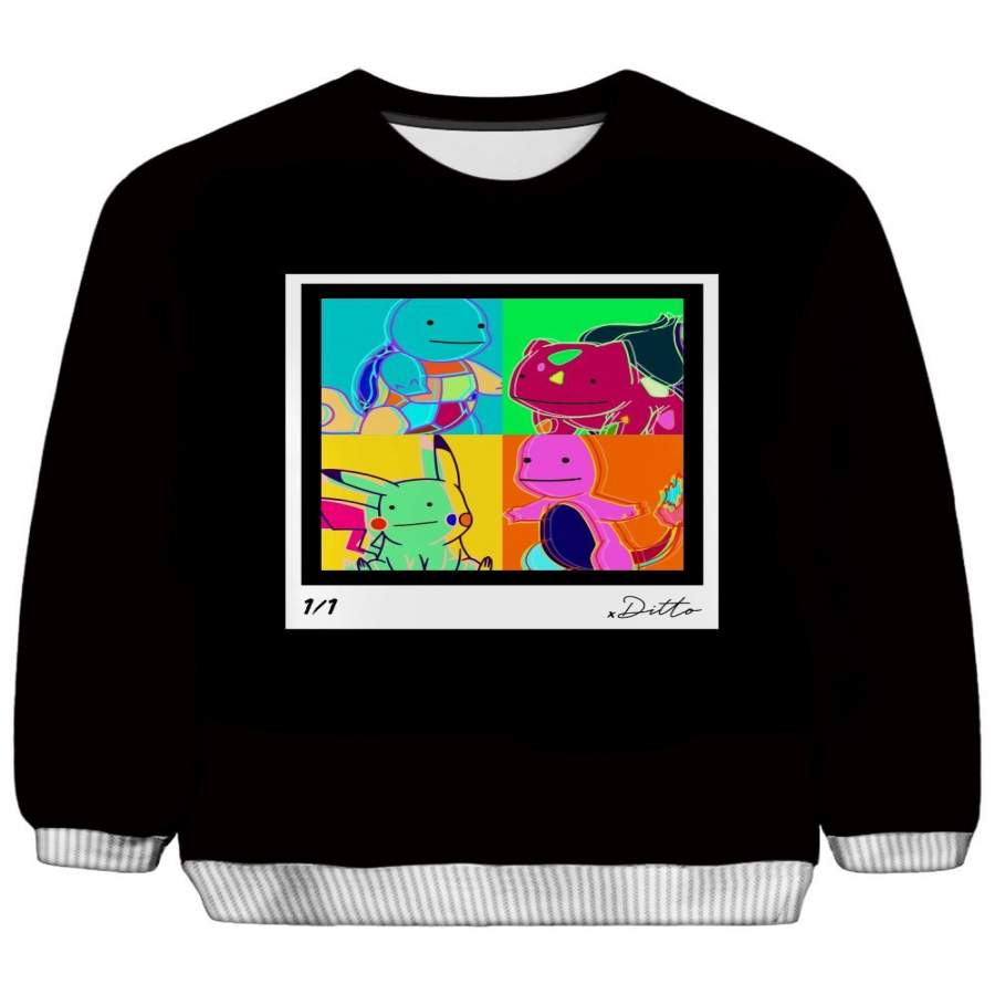 Warhol Pokemon Ugly Christmas Sweatshirt