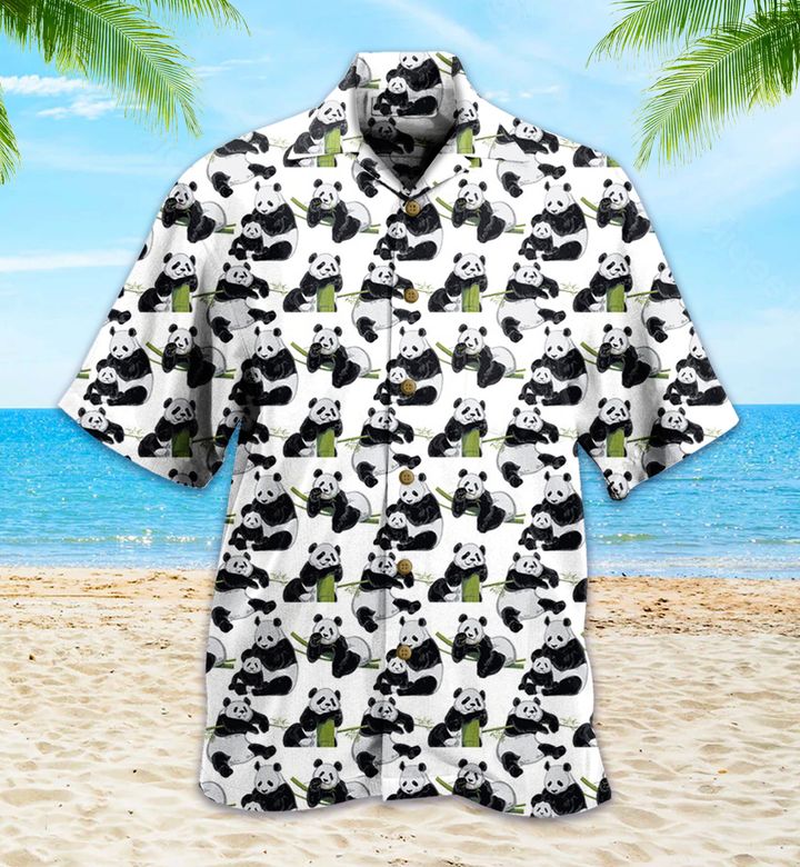 Panda Cute 3D Hawaiian Shirt