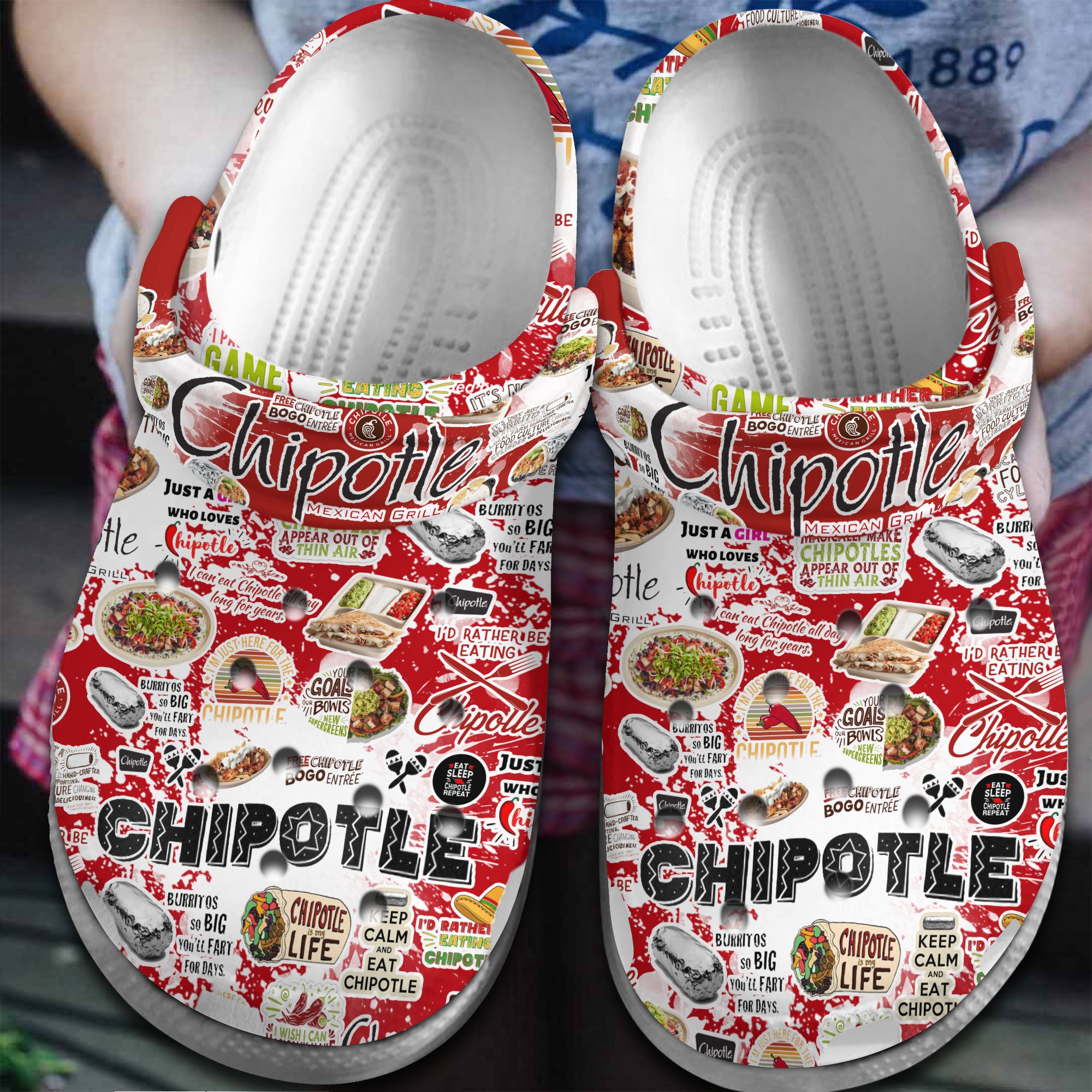 Chipotle Crocs Crocband Clogs Shoes Comfortable For Men Women and Kids