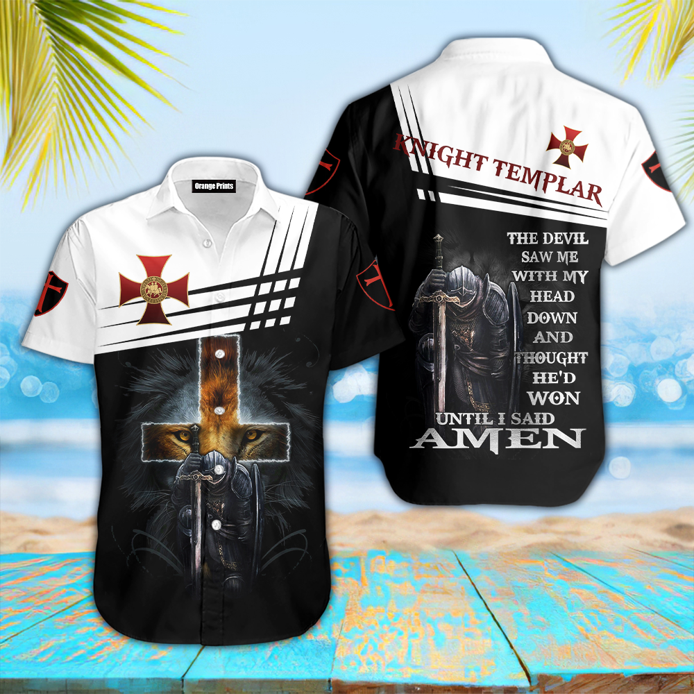 Knight Templar Hawaii Shirt For Men Women Ha4669