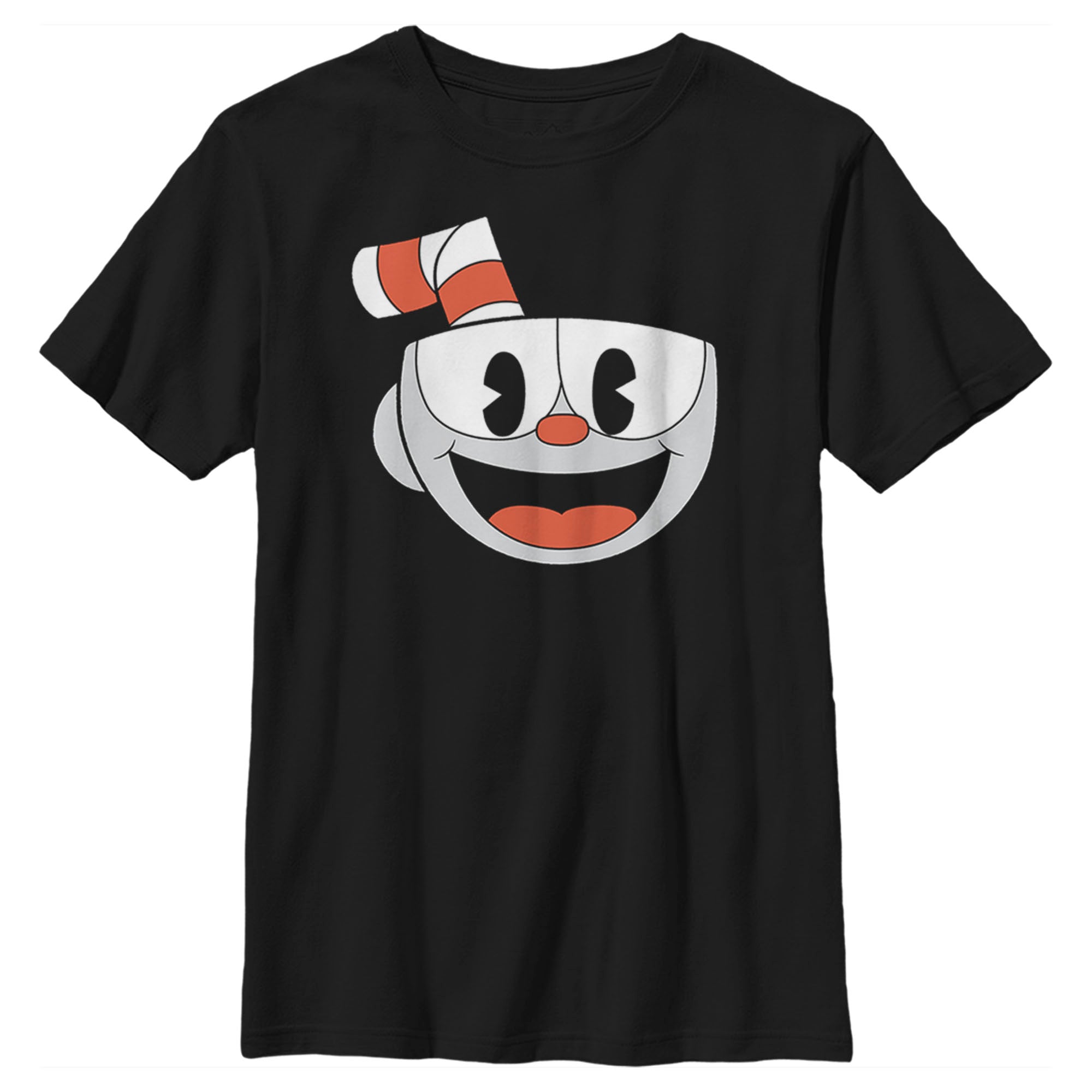 Boy’S Cuphead Smile Portrait T-Shirt