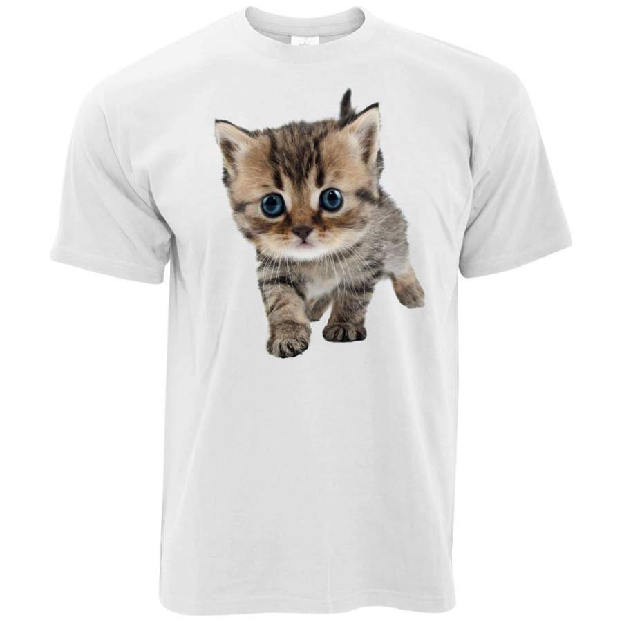 Cute Cat T Shirt Photographic Kitten Design