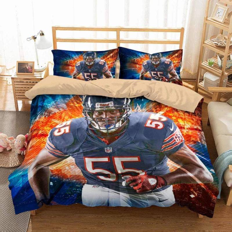 3D Customize Hroniss Grasu Chicago Bears Bedding Set Duvet Cover Set Bedroom Set Bedlinen