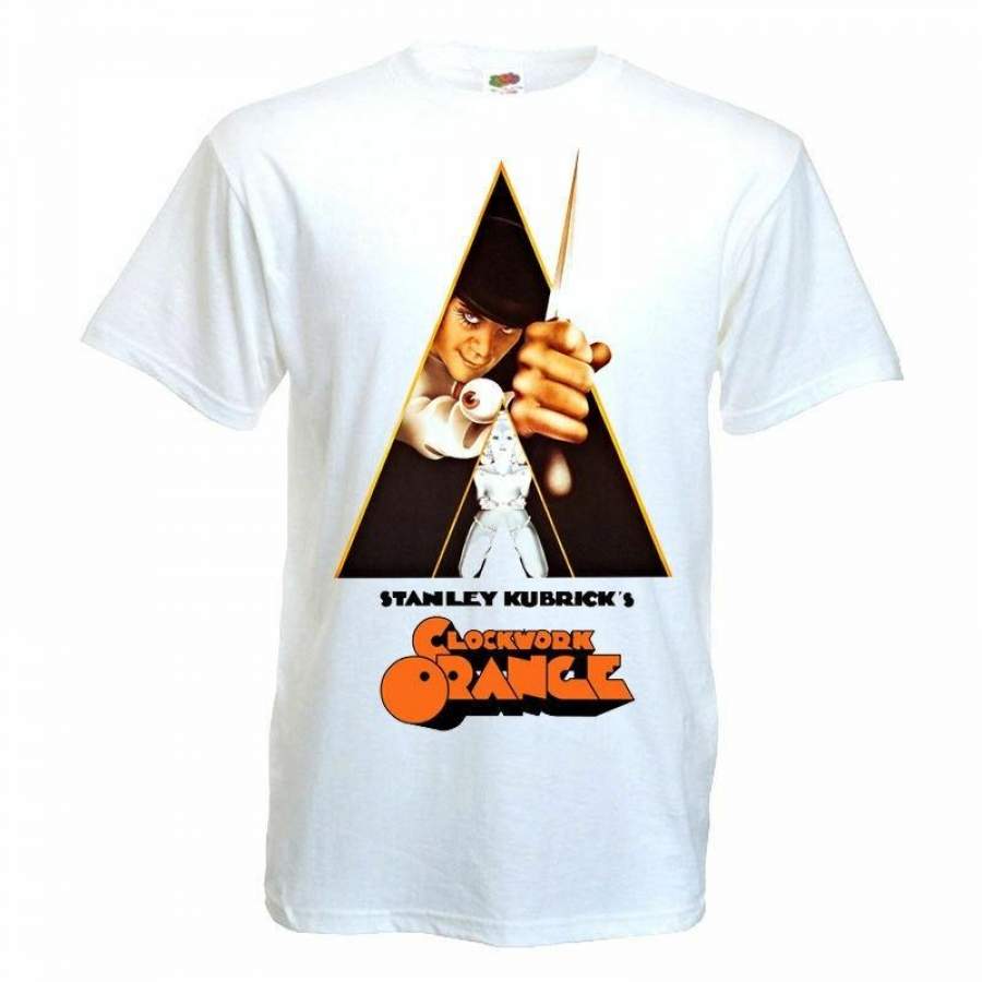 Clockwork Orange Movie Poster T Shirt White